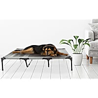 Pet Adobe Gray Elevated Portable Pet Bed