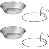Pet Adobe Stainless Steel Hanging Pet Bowls