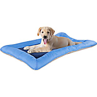Pet Adobe Blue Plush Cozy Pet Bed