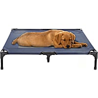 Pet Adobe Navy Steel Frame Elevated Dog Bed