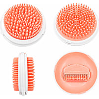 Pet Life 'Bravel' Orange 3-in-1 Travel Pocketed Dual Grooming Brush and Pet Comb