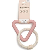 Wild One Blush Triangle Tug Dog Toy