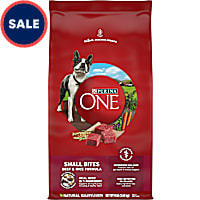 Purina ONE SmartBlend Natural Small Bites Beef & Rice Formula Adult Dry Dog Food