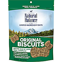Natural Balance L.I.T. Limited Ingredient Treats Brown Rice & Lamb Meal Formula Dog Treats