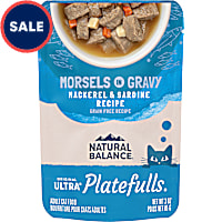 Natural Balance Platefulls Mackerel & Sardine in Gravy Indoor Formula Adult Wet Cat Food