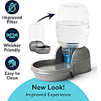 Petmate Replendish Gravity Waterer Blue Dog Bowl