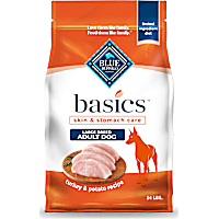Blue Buffalo Blue Basics Skin & Stomach Care Natural Adult Turkey & Potato Large Breed Dry Dog Food