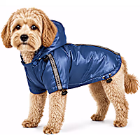 Pet Life Blue All Weather Casual Windbreaker for Dogs