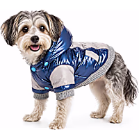 Pet Life Blue Sporty Vintage Aspen Pet Ski Jacket