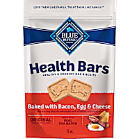 Blue Buffalo Blue Health Bars With Bacon, Egg & Cheese Dog Treats