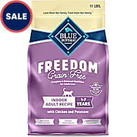 Blue Buffalo Blue Freedom Grain-Free Adult Indoor Chicken Recipe Dry Cat Food