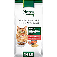Nutro Wholesome Essentials Adult Salmon & Brown Rice Recipe Natural Dry Cat Food