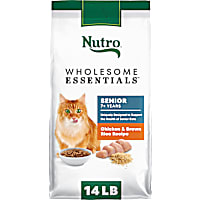 Nutro Wholesome Essentials Senior Indoor for Healthy Weight Farm-Raised Chicken & Brown Rice Recipe Dry Cat Food