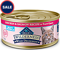 Blue Buffalo Blue Wilderness Wild Delights Chicken & Salmon Recipe Wet Cat Food