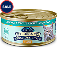 Blue Buffalo Blue Wilderness Wild Delights Flaked Chicken & Trout Recipe Wet Cat Food