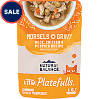 Natural Balance Platefulls Duck, Chicken & Pumpkin Formula in Gravy Adult Wet Cat Food