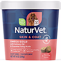 NaturVet Omega-Gold Salmon Oil Dog Chews