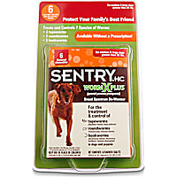 Sentry HC WormX Plus Flavored De-Wormer Chewables for Dogs