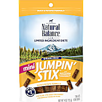 Natural Balance L.I.T. Limited Ingredient Treats Mini Jumpin Stix Duck & Potato Dog Treats