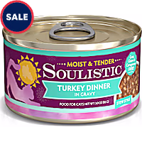 Soulistic Moist & Tender Turkey Dinner in Gravy Wet Cat Food