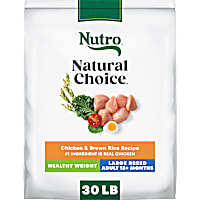 Nutro Natural Choice Chicken & Brown Rice Recipe Healthy Weight Large Breed Adult Dry Dog Food