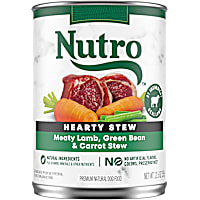 Nutro Cuts in Gravy Meaty Lamb, Green Bean & Carrot Hearty Stew Adult Canned Wet Dog Food