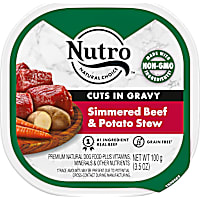 Nutro High Protein Natural Grain Free Cuts In Gravy Simmered Beef & Potato Stew Adult Wet Dog Food