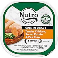 Nutro Grain Free Cuts in Gravy Tender Chicken, Sweet Potato & Pea Stew Wet Dog Food