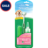 TropiClean Fresh Breath Oral Care Kit for Puppies