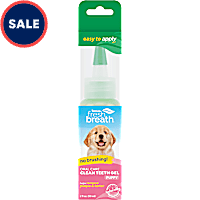 TropiClean Fresh Breath Oral Care Clean Teeth Gel for Puppies