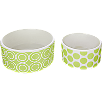 You & Me Ceramic Bowl, 2 Pack
