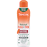 Tropiclean Natural Flea & Tick Maximum Strength Shampoo for Dogs