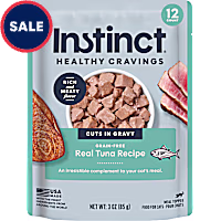 Instinct Healthy Cravings Grain-Free Cuts & Gravy Real Tuna Recipe in Savory Gravy Wet Cat Food