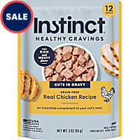 Instinct Healthy Cravings Grain-Free Cuts & Gravy Real Chicken Recipe in Savory Gravy Wet Cat Food