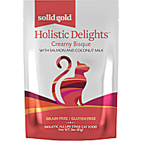 Solid Gold Holistic Delights Creamy Bisque Grain Free Wet Cat Food, Salmon and Coconut Milk