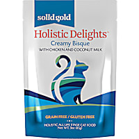 Solid Gold Holistic Delights Creamy Bisque Grain Free Wet Cat Food, Chicken and Coconut Milk