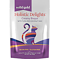 Solid Gold Holistic Delights Creamy Bisque Grain Free Wet Cat Food, Tuna and Coconut Milk