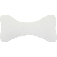 Carolina Pet Company White Plush Bone Dog Pillow/Toy