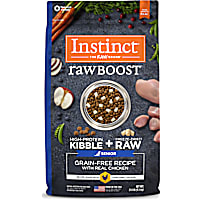 Instinct Raw Boost Senior Grain-Free Recipe with Real Chicken Dry Dog Food with Freeze-Dried Raw Pieces
