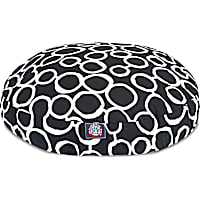 Majestic Pet Fusion Black Round Pet Bed