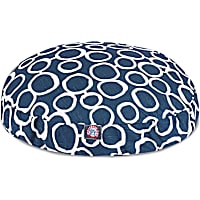Majestic Pet Fusion Navy Round Pet Bed