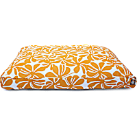 Majestic Pet Yellow Plantation Shredded Memory Foam Rectangle Dog Bed