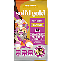 Solid Gold Young At Heart Chicken, Sweet Potato & Spinach Recipe Grain Free Dry Senior Dog Food