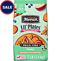 Merrick Lil' Plates Small Breed Grain Free Real Chicken + Sweet Potato Recipe Small Breed Senior Dry Dog Food