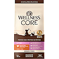 Wellness CORE Natural Grain Free Turkey, Whitefish & Chicken Dry Kitten Food