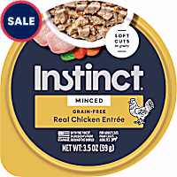 Instinct Grain-Free Minced Recipe with Real Chicken Wet Cat Food Cups