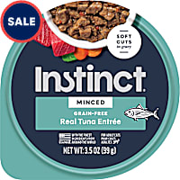 Instinct Grain-Free Minced Recipe with Real Tuna Wet Cat Food Cups