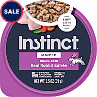 Instinct Grain-Free Minced Recipe with Real Rabbit Wet Cat Food Cups