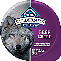 Blue Buffalo Blue Wilderness Trail Trays Beef Grill Wet Dog Food