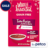 WholeHearted Grain Free Tuna Recipe Flaked in Broth Wet Cat Food